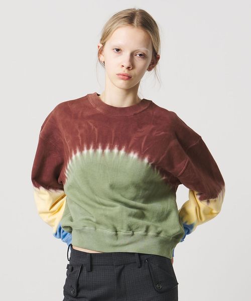 ATTISESSION/＜ATTISESSION＞タイダイ スウェット トップス/スウェット / パーカー