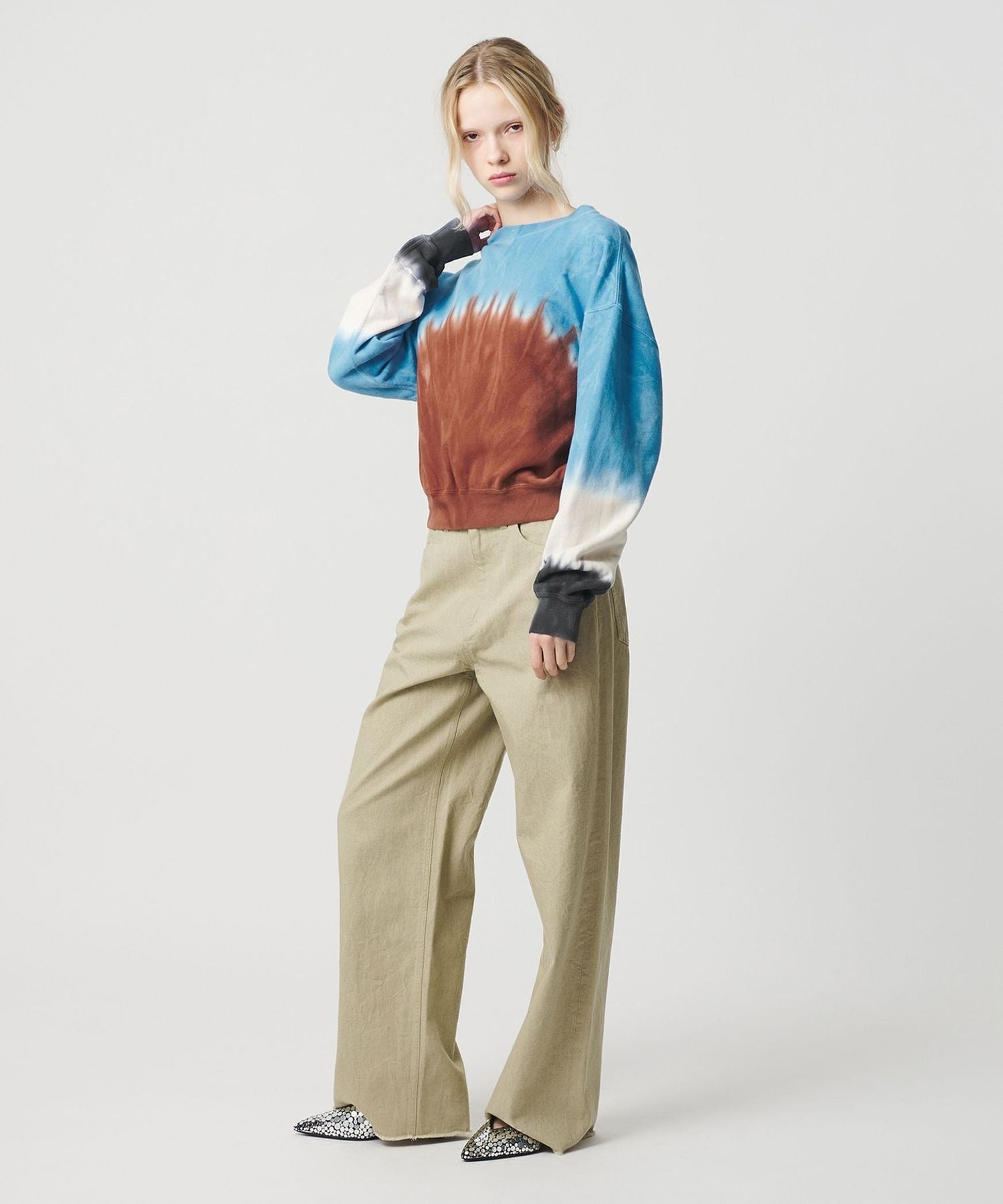 ATTISESSION＞タイダイ スウェット トップス