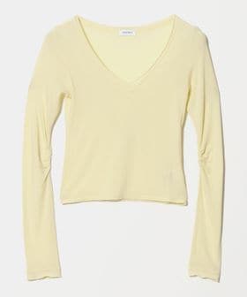 ATTISESSION/＜ATTISESSION＞Vネック ロングスリーブ トップス/Tシャツ / カットソー
