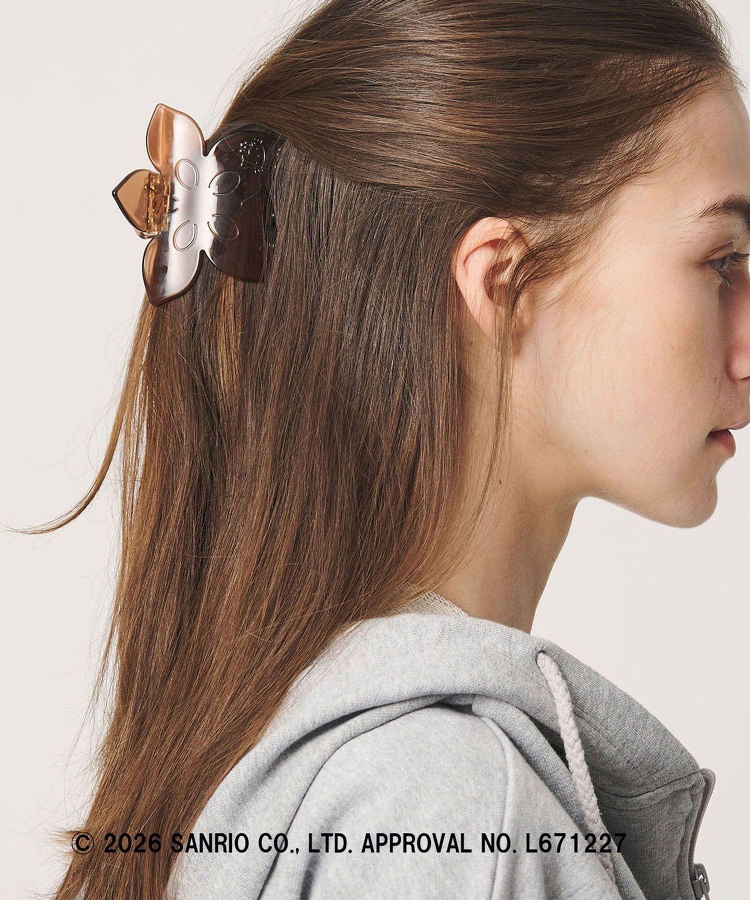 HELLO KITTY×ATTISESSION＞フラワーモチーフ ヘアクリップ