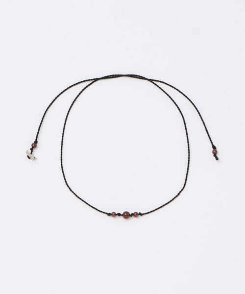 ATTISESSION/＜AETHERA＞シルクコード ガーネット アンクレット/その他アクセサリー