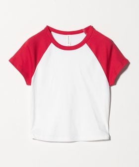 BELLA＋CANVAS/＜BELLA＋CANVAS＞マイクロ リブ ラグランスリーブ ベイビー Tシャツ レッド/Tシャツ / カットソー