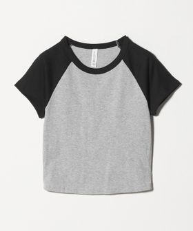 BELLA＋CANVAS/＜BELLA＋CANVAS＞マイクロ リブ ラグランスリーブ ベイビー Tシャツ ブラック/Tシャツ / カットソー