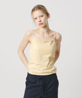 ATTISESSION/＜ATTISESSION＞シークイン エンブロイダリー ニット キャミソール/タンクトップ / キャミソール