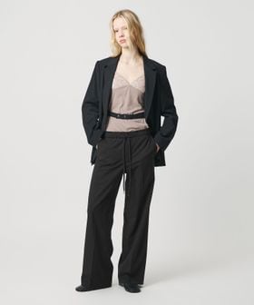 ATTISESSION/＜ATTISESSION＞ストレート トラウザー ブラック/その他パンツ