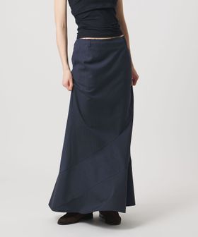 ATTISESSION/＜ATTISESSION＞エスカルゴ スカート ストライプ/ミモレ / ロング