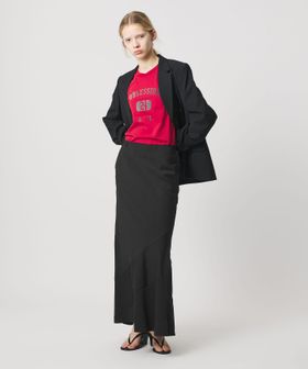 ATTISESSION/＜ATTISESSION＞エスカルゴ スカート ブラック/ミモレ / ロング