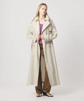 ATTISESSION/＜ATTISESSION＞コットン ナイロン カットオフ トレンチ コート/トレンチコート