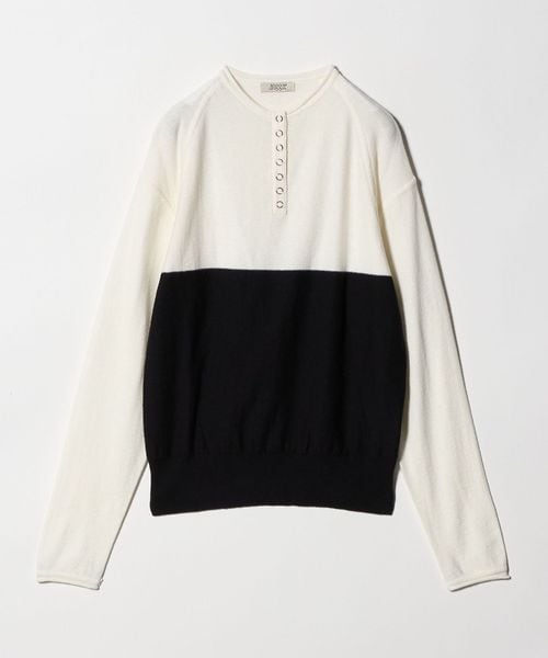 Anggae/＜Anggae＞ハーフ ネック ボタンプルオーバー トップス/ニット / セーター