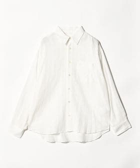 ATTISESSION/＜LOW CLASSIC Lc＞オーバーサイズ チェッカード ホワイト シャツ/シャツ / ブラウス