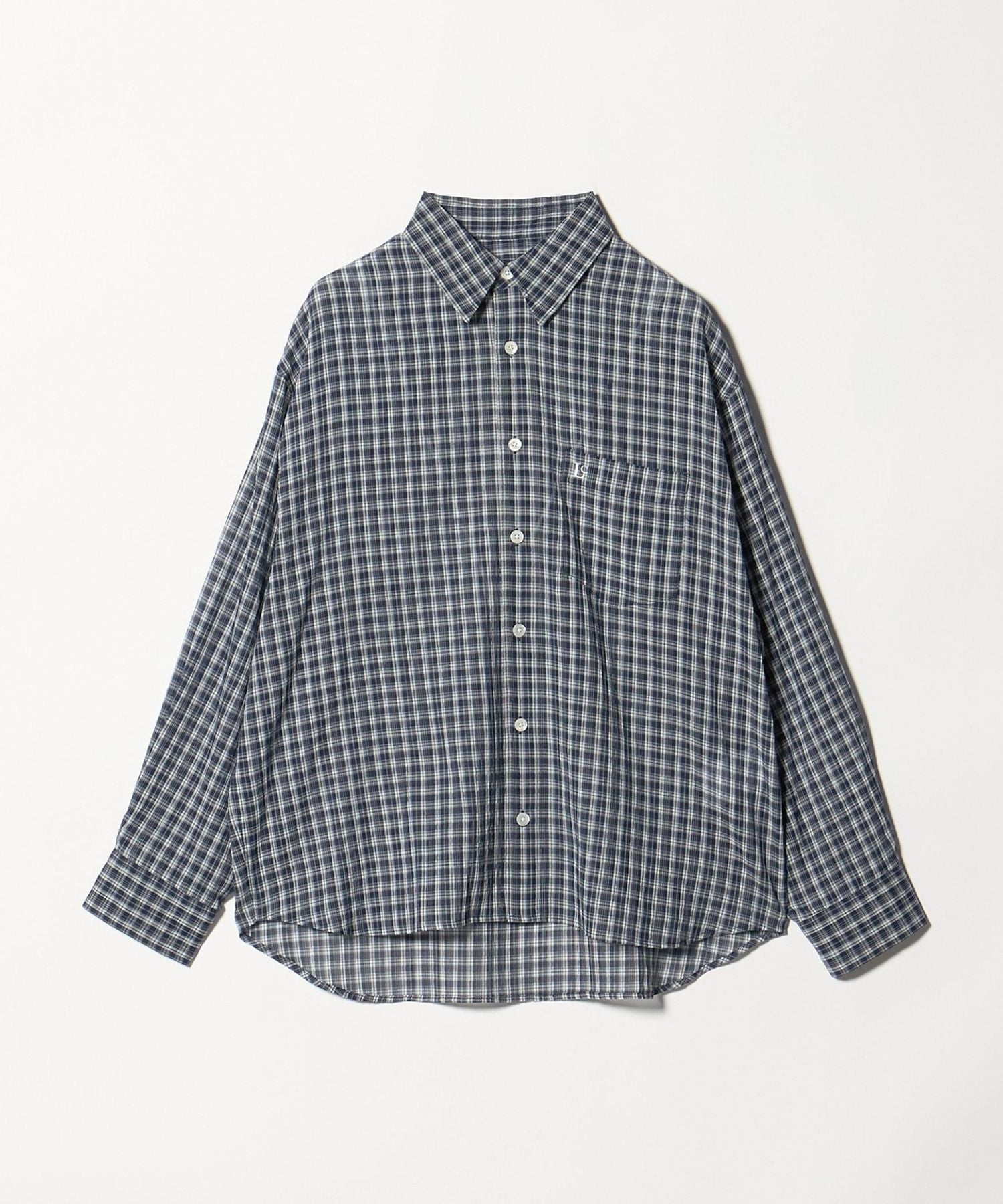 LOW CLASSIC Lc＞オーバーサイズ チェッカード シャツ