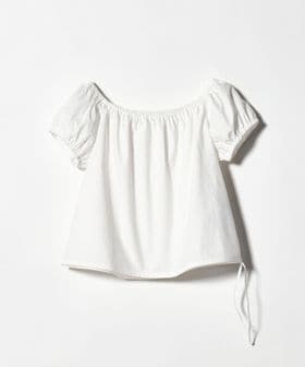 ATTISESSION/＜LOW CLASSIC Lc＞シャーリング ボリューム トップス ホワイト/シャツ / ブラウス