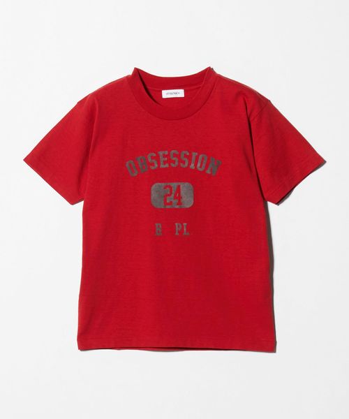 ATTISESSION/＜ATTISESSION＞OBSESSION フロッキーロゴ Tシャツ/Tシャツ / カットソー