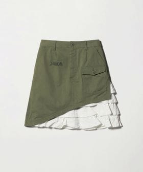 KOWGA/＜KOWGA＞ゼブラ フリル ミリタリー スカート/ミニ / ショート