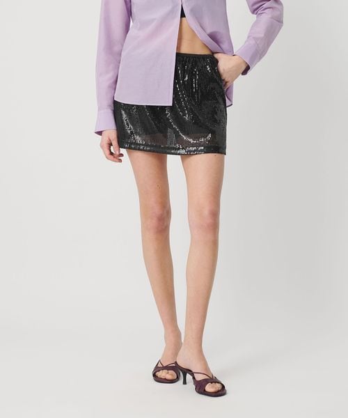 ATTISESSION/＜ATTISESSION＞スパンコール ミニスカート/ミニ / ショート