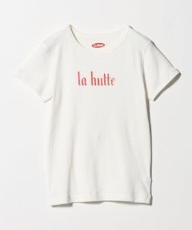ATTISESSION/【別注】＜LA HUTTE＞LOGO ショートスリーブ Tシャツ/Tシャツ / カットソー