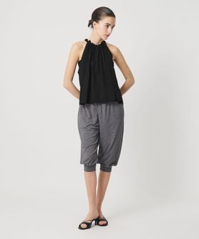 ATTISESSION/シアージャージ ギャザー ホルターネックトップス/シャツ / ブラウス