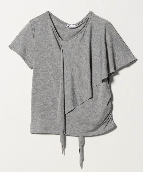 ATTISESSION/＜ATTISESSION＞レイヤード ラップ Tシャツ/Tシャツ / カットソー
