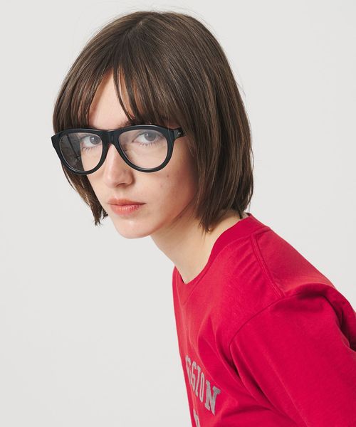 KANEKO OPTICAL/【別注】＜KANEKO OPTICAL＞ビッグフレーム クリア メガネ/メガネ