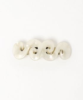 MERRMA/＜MERRMA＞White SPIRAL バレッタ/ヘアアクセサリー
