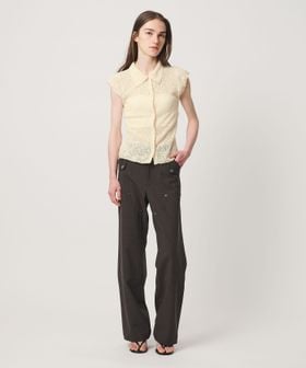 ATTISESSION/＜ATTISESSION＞E/C RSL レース フレンチスリーブ シャツ/シャツ / ブラウス