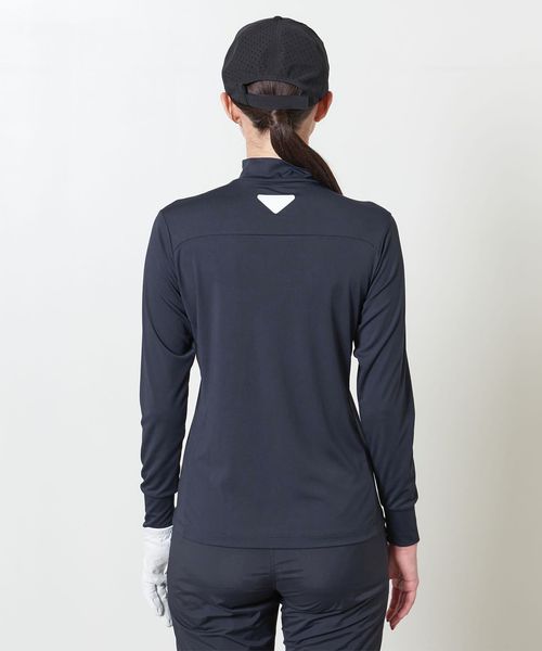 UNITED ARROWS GOLF モックネック ポロシャツSサイズ　新品タグ ウィメンズ パイピング モックネック ポロシャツ