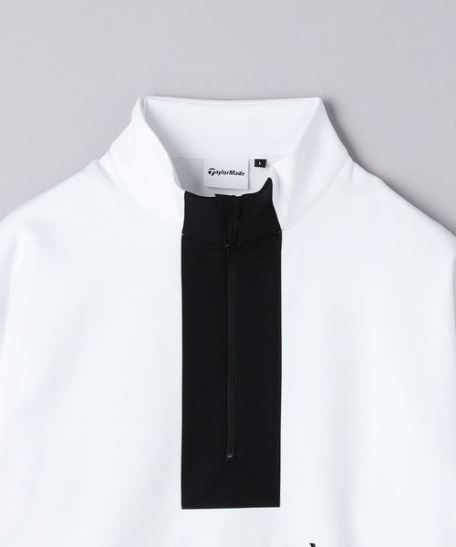 TaylorMade＞ ユニセックス クラシックロゴ ハーフジップ プル
