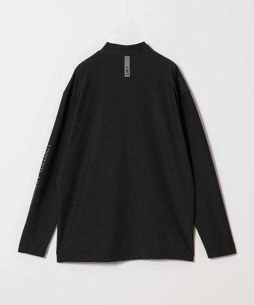 UNITED ARROWS GOLF ゴルフシャツ M　モックネック　グリーン メンズ ジャカード モックネックシャツ