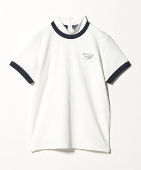 UNITED ARROWS GOLF/ウィメンズ パイピング モックネック ポロシャツ/ポロシャツ