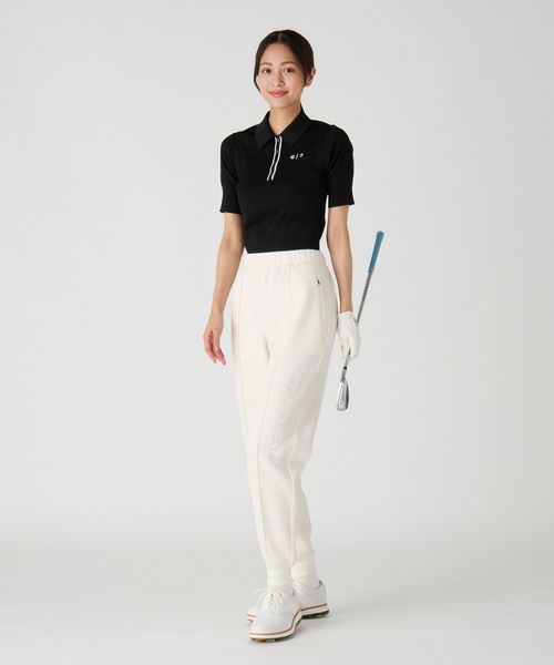別注】＜TaylorMade×UNITED ARROWS＞ ウィメンズ ニット ポロシャツ