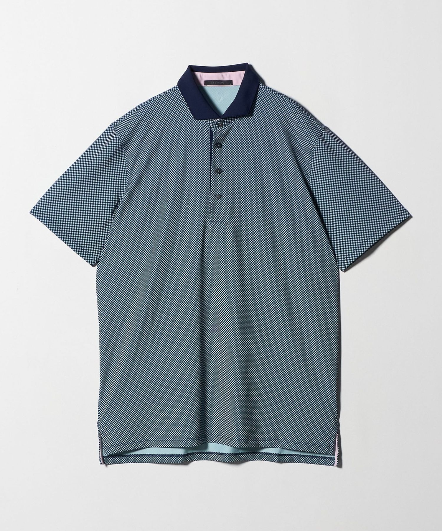 GREYSON 羽根模様 ポロシャツ Mサイズ GREYSON 羽根模様 ポロシャツ M