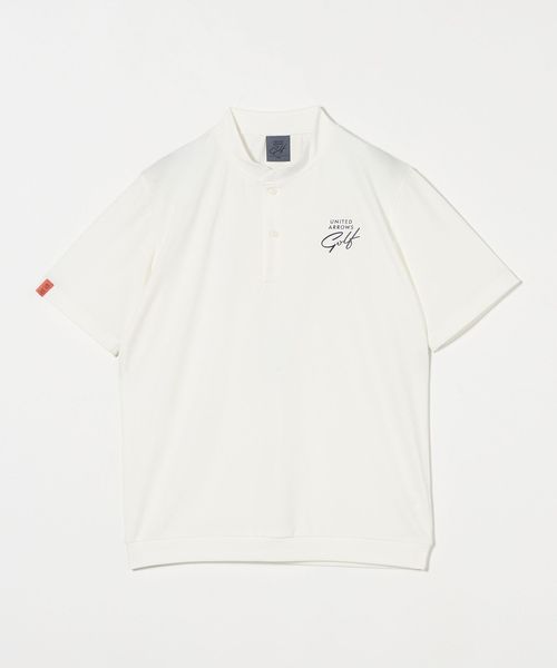 UNITED ARROWS Golf ハイネックシャツ美品 メンズ ヘンリーネック シャツ