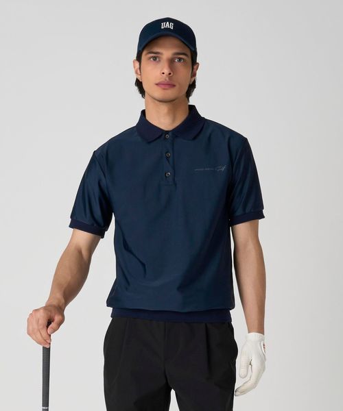 UTAA（ユタ）GOLFノースリポロシャツ 23区GOLF｜【WOMEN】【吸水速乾/UVケア】トレンド感のある