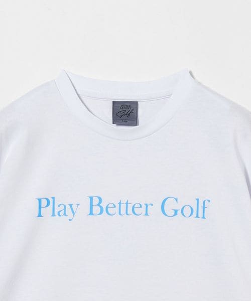 別注】＜COOL CLUBS × UNITED ARROWS GOLF＞ ロゴTシャツ ホワイト
