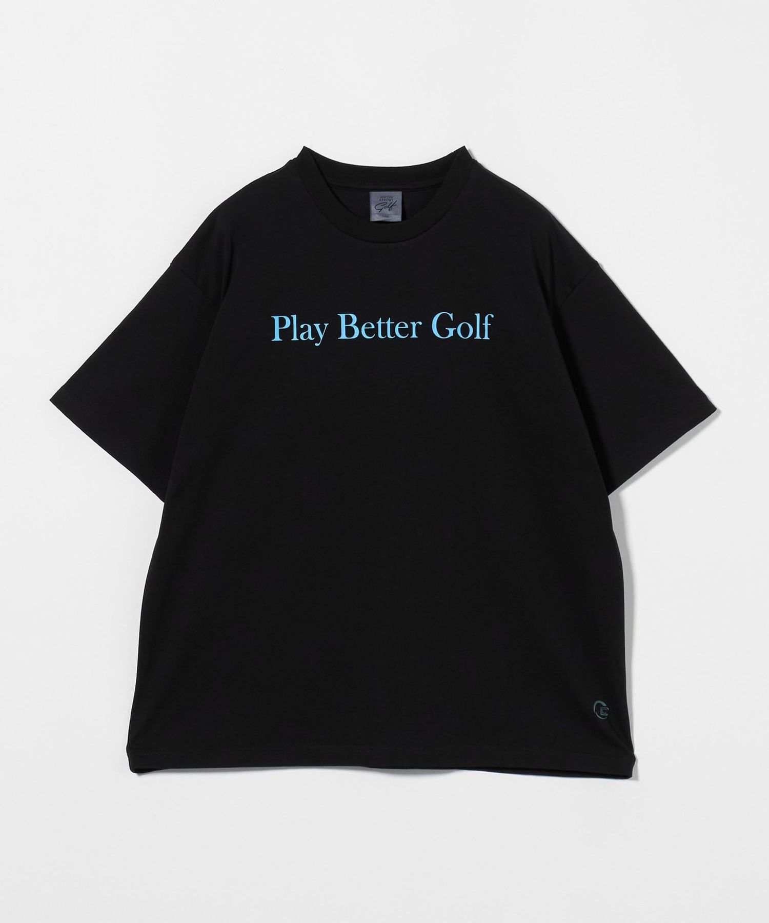 別注】＜COOL CLUBS × UNITED ARROWS GOLF＞ ロゴTシャツ ブラック