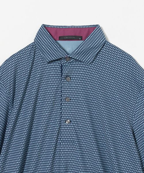 GREYSON ポロシャツ M グレイソン　ユナイテッドアローズコラボ gim＞25SS アメリカンシーアイランドコットン ポロシャツ