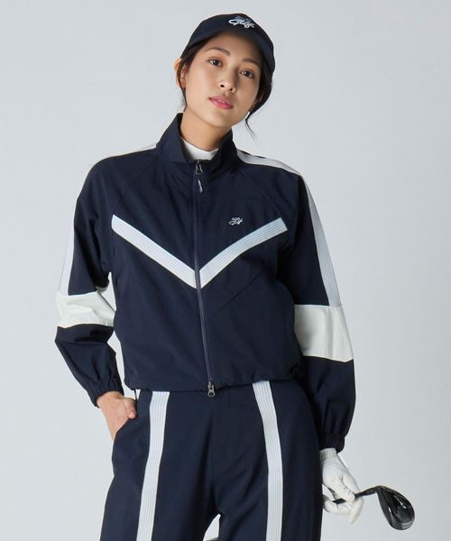 UNITED ARROWS GOLF/ウィメンズ 360° マスター ラインジップ トラックジャケット ―撥水 ストレッチ―/その他コート / ブルゾン
