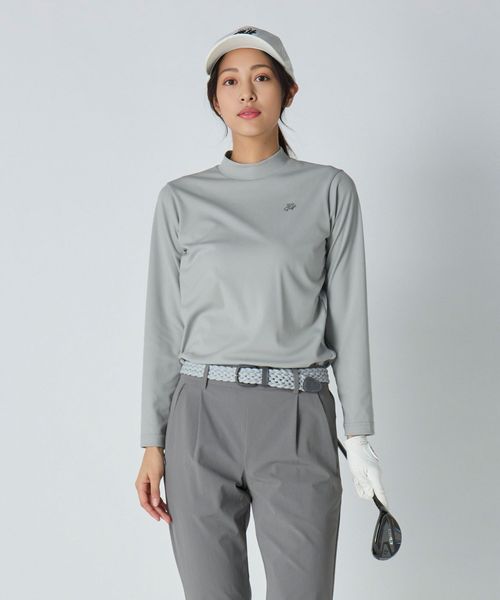 UNITED ARROWS GOLF/ウィメンズ  サイドライン ハイネック ロングスリーブ/Tシャツ / カットソー