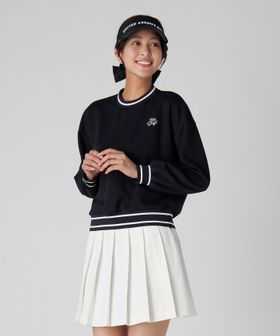 UNITED ARROWS GOLF/ウィメンズ ライン クルーネック スウェット 接触冷感 吸水速乾 UV 2WAYストレッチ/スウェット / パーカー
