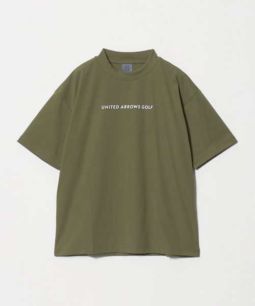 UNITED ARROWS GOLF/メンズ フライス モックネック シャツ UV ストレッチ/Tシャツ / カットソー