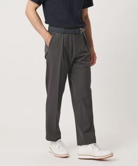 UNITED ARROWS GOLF/メンズ ブラッシュド １プリーツ スラックス ストレッチ/スラックス