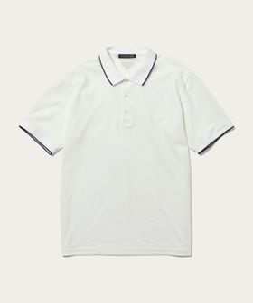 UNITED ARROWS GOLF/カノコ ライン ポロシャツ ヨコストレッチ/ポロシャツ
