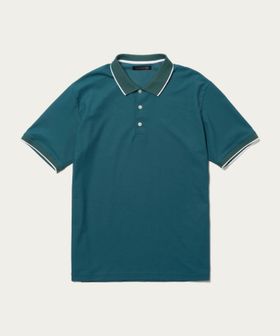 UNITED ARROWS GOLF/カノコ ライン ポロシャツ ヨコストレッチ/ポロシャツ