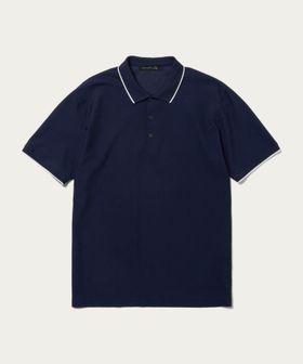 UNITED ARROWS GOLF/カノコ ライン ポロシャツ ヨコストレッチ/ポロシャツ
