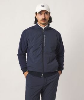 UNITED ARROWS GOLF/メンズ フリース コンビ ジップブルゾン ヨコストレッチ/その他コート / ブルゾン