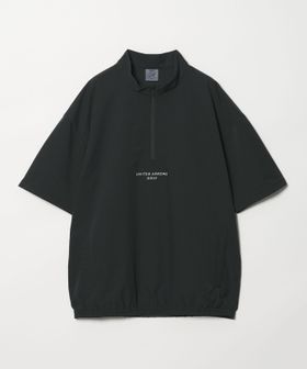 UNITED ARROWS GOLF/メンズ ミニリップ スタンドジップ ショートスリーブ プルオーバー 防しわ 2WAYストレッチ　/シャツ / ブラウス