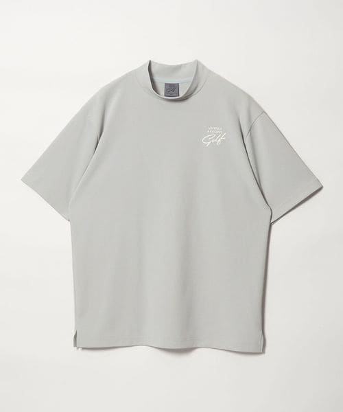 UNITED ARROWS GOLF/メンズ ハニカム モックネック シャツ　吸水速乾/ポロシャツ