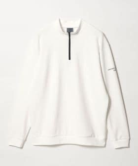 UNITED ARROWS GOLF/ダブルピケ クウォータージップ プルオーバー 吸水速乾 /Tシャツ / カットソー
