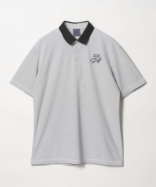 UNITED ARROWS GOLF/メンズ レギュラー カノコ ポロシャツ UV 吸水速乾/ポロシャツ