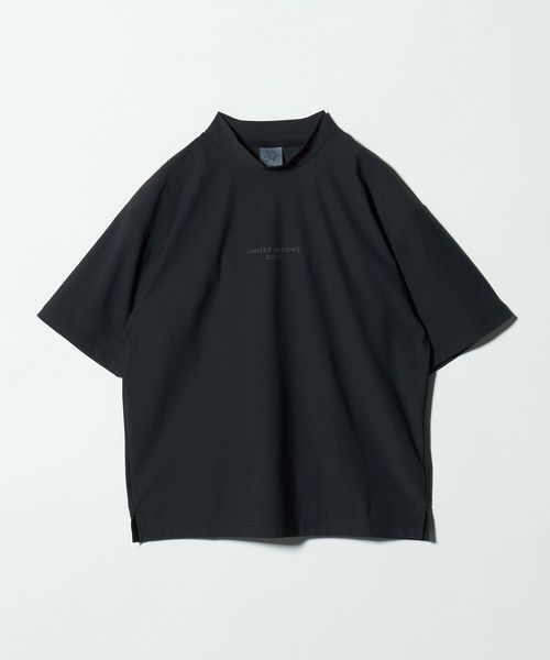 UNITED ARROWS GOLF/メンズ ショートスリーブ  モックネック シャツ 接触冷感 UV ストレッチ/Tシャツ / カットソー